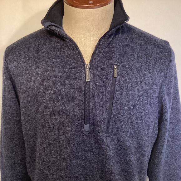 Woolrich Men’s 1/4 zip Sweater size large - Picture 2 of 12